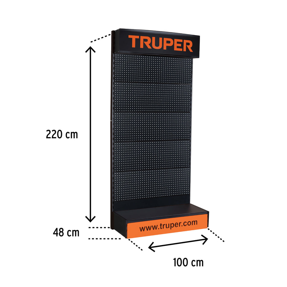 Gondola de pared 100 x 220 cm Truper