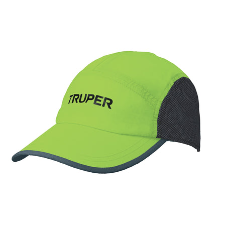 Gorra color 100% poliester Truper verde