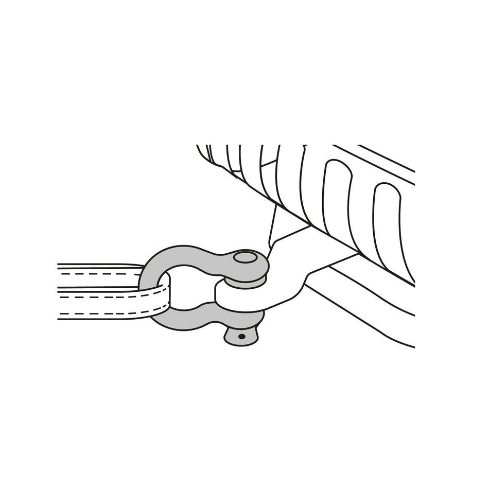 Grillete de acero forjado 7/8', FIERO