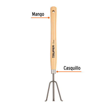 Cultivador para jardín, mango de 12-1/4', TRUPER
