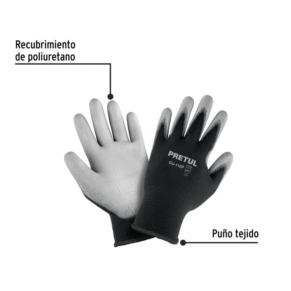 Guantes de nylon recubiertos de poliuretano XCH Pretul