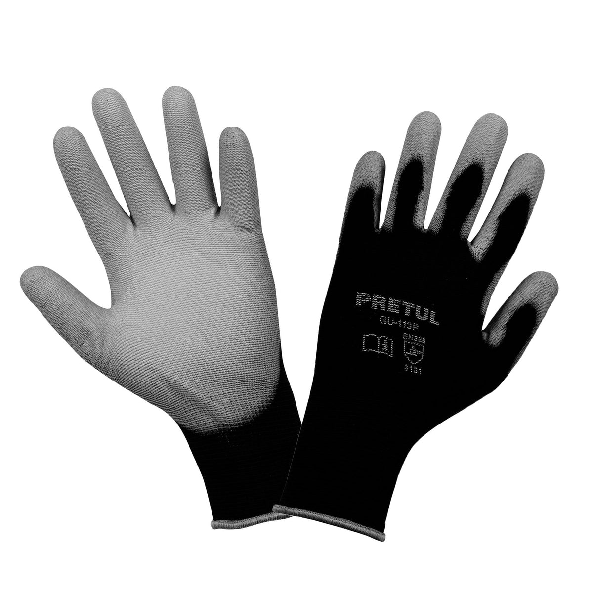 Guantes de nylon recubiertos de poliuretano PRETUL G