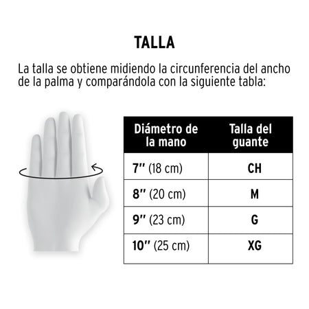 Guantes de nylon recubiertos de poliuretano XG Pretul