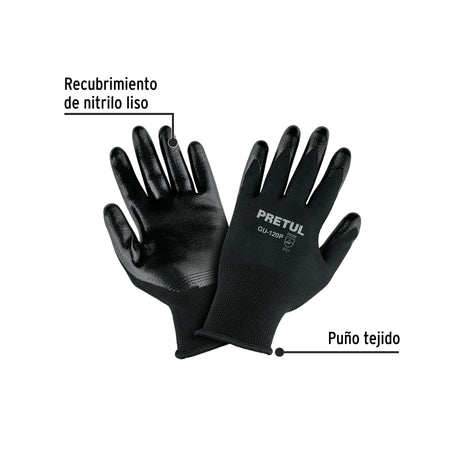 Guantes de nylon recubiertos de nitrilo XCH Pretul