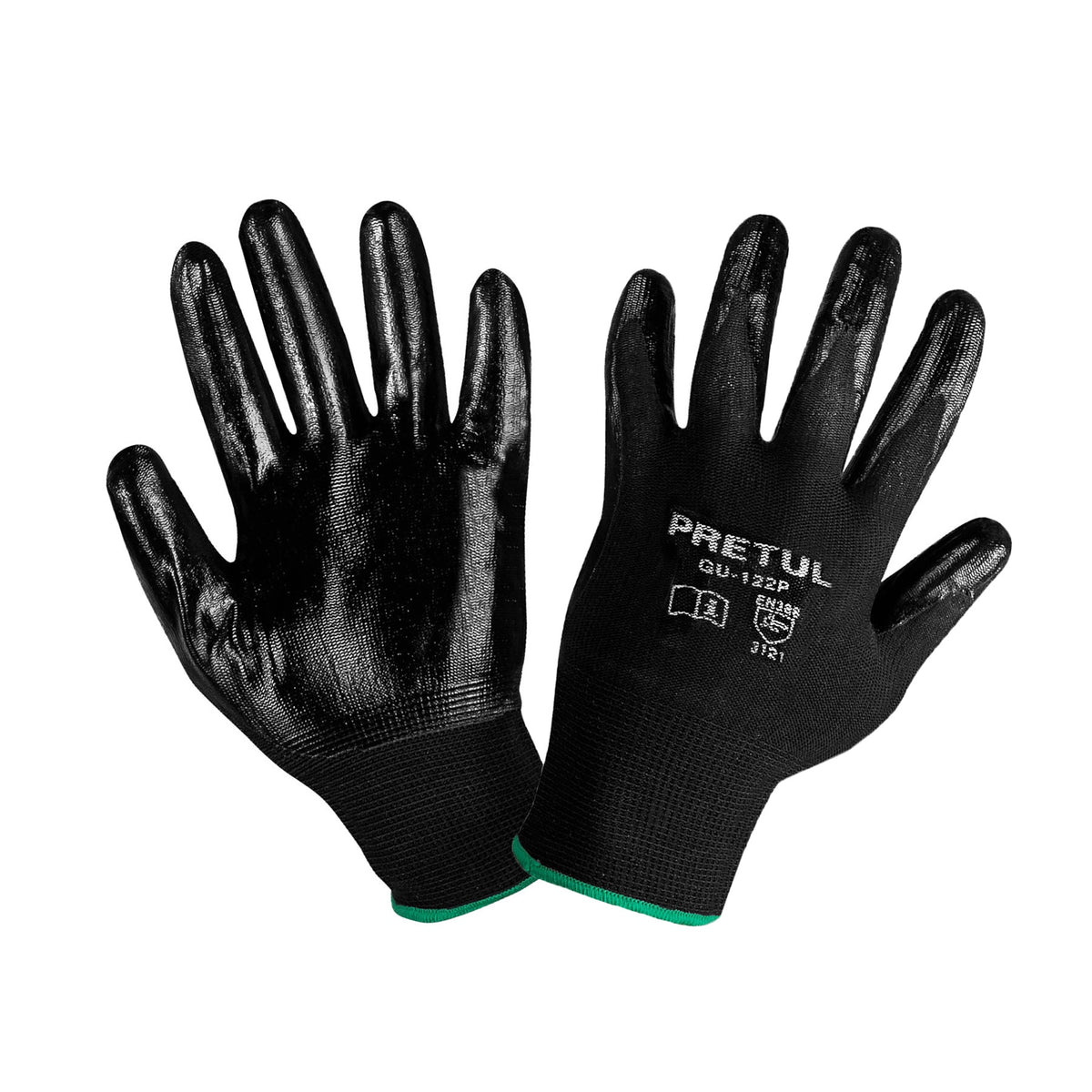 Guantes de nylon recubiertos de nitrilo PRETUL M
