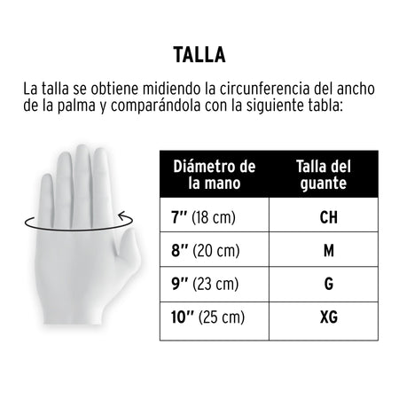 Guantes de nylon recubiertos de nitrilo XG Truper
