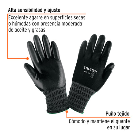 Guantes de nylon recubiertos de nitrilo XG Truper