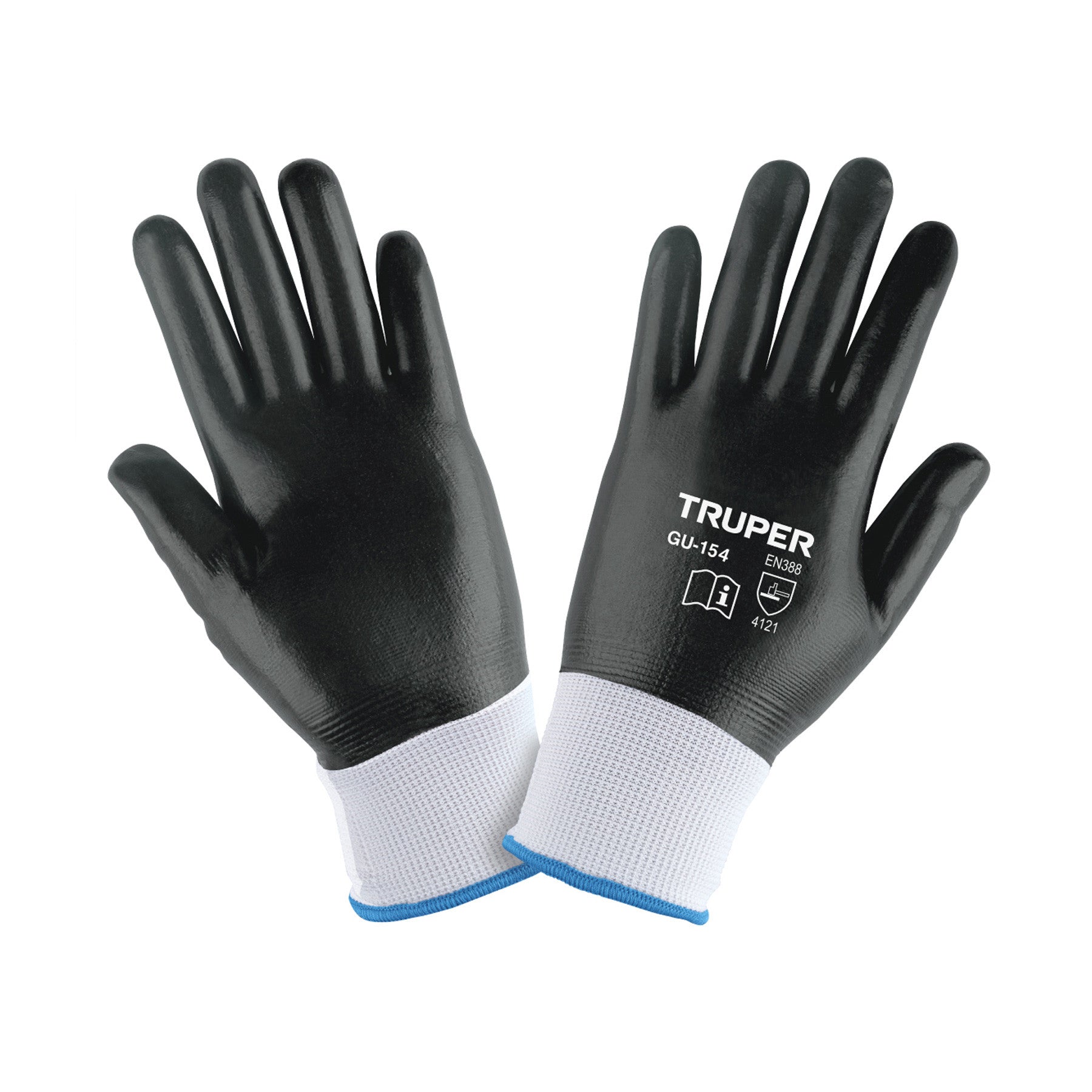 Guantes de poliester con recubrimiento de nitrilo XG Truper