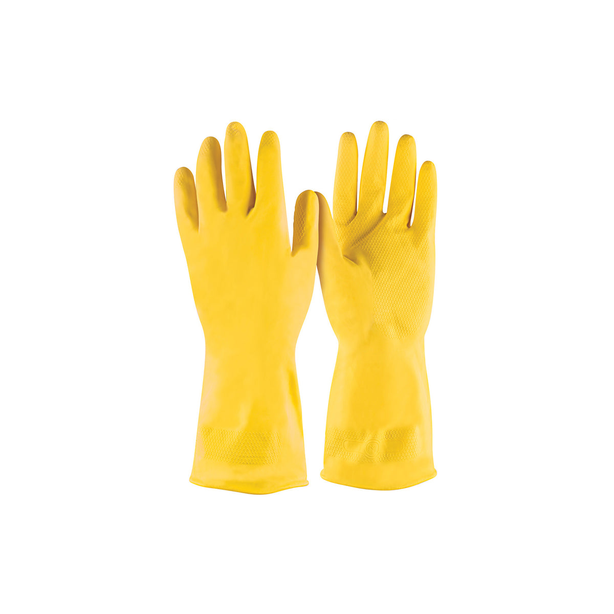 Guantes de latex para limpieza amarillos XG Pretul