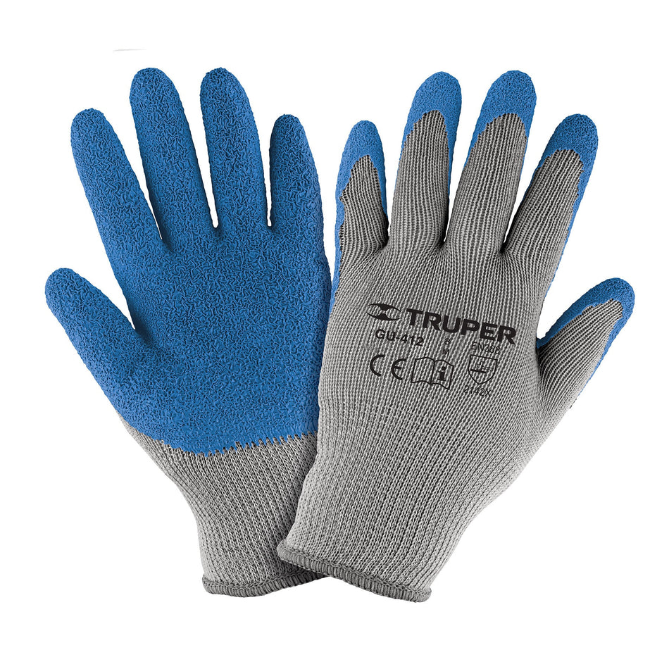 Guantes de poliester recubiertos de latex TRUPER M