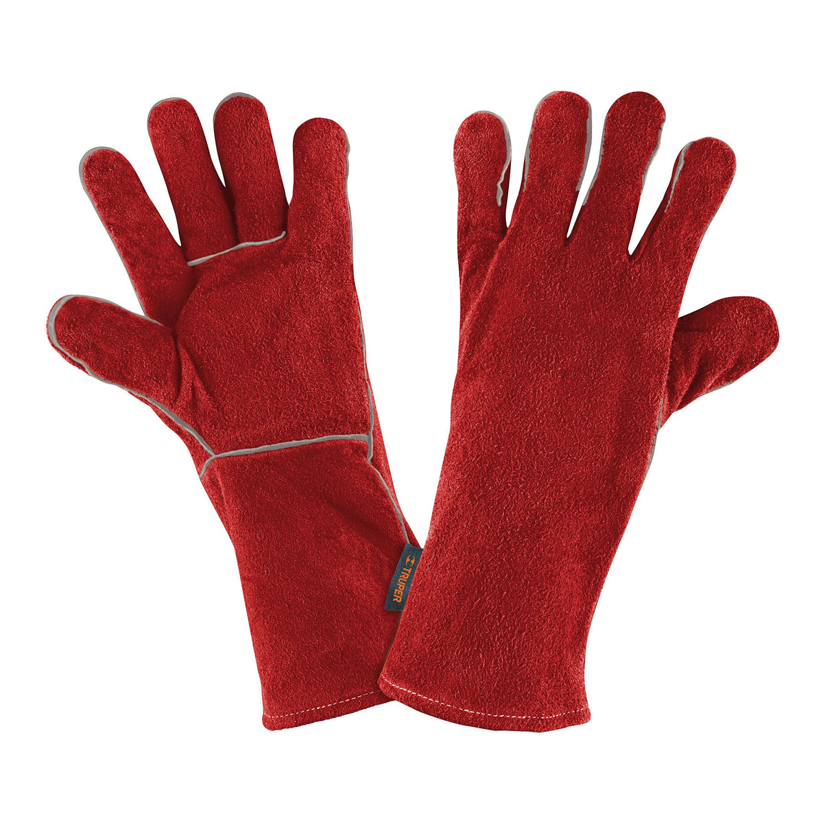 Guantes para soldador rojos TRUPER