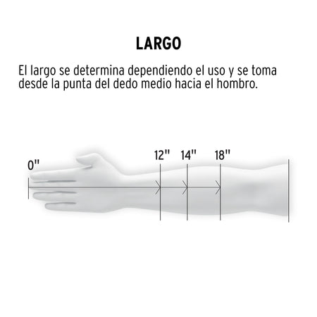 Guantes negros reforzados para soldador TRUPER EXPERT