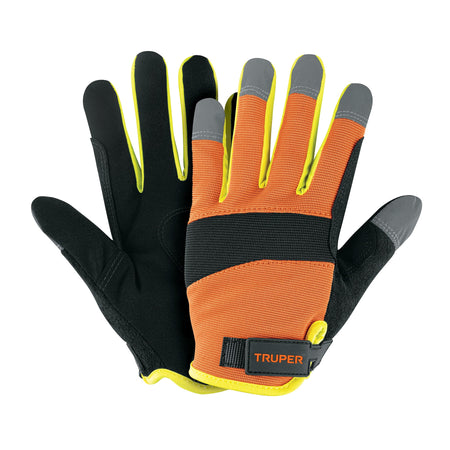 Guantes para mecanico alta visibilidad TRUPER