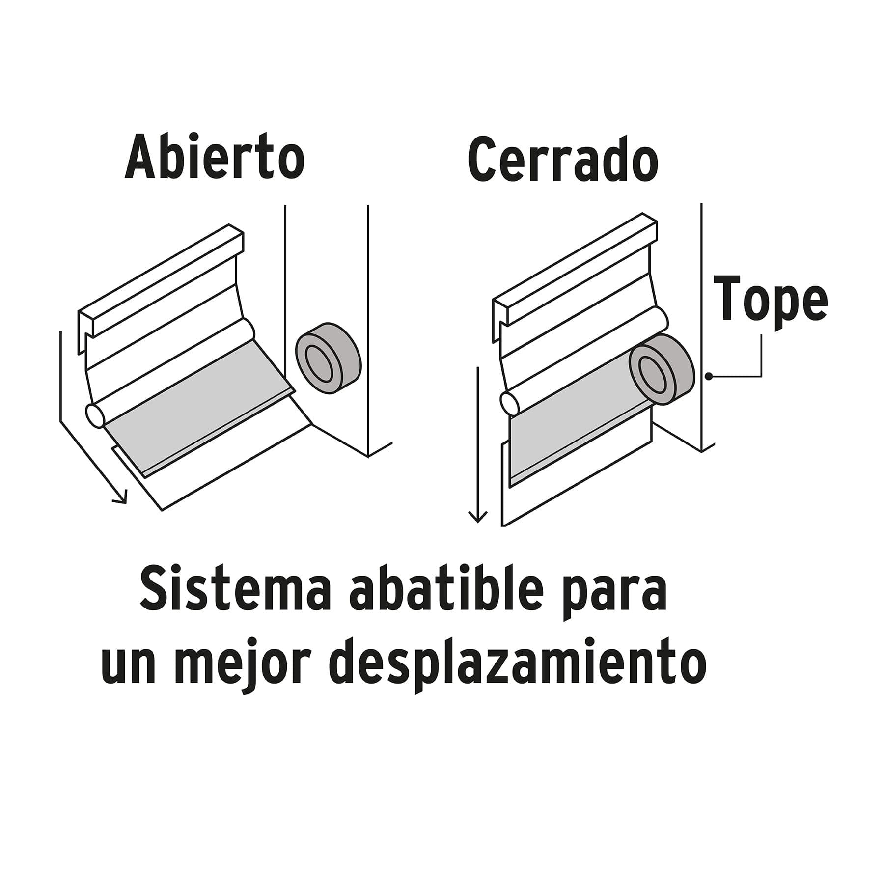 Guardapolvo automático 100 cm blanco, HERMEX 100 cm, blanco