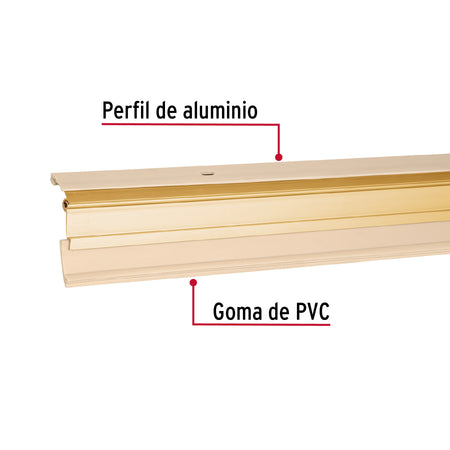 Guardapolvo automático 100 cm dorado, HERMEX 100 cm