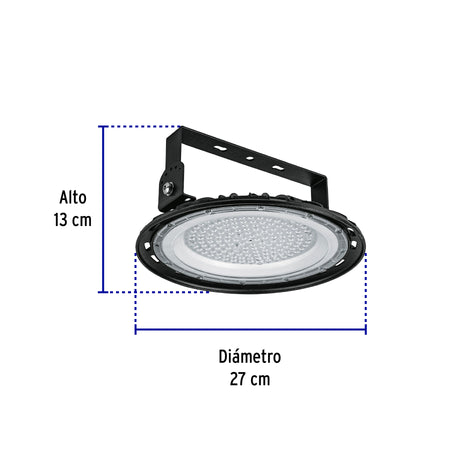 Luminario LED High Bay 100 W 6500 K, VOLTECK