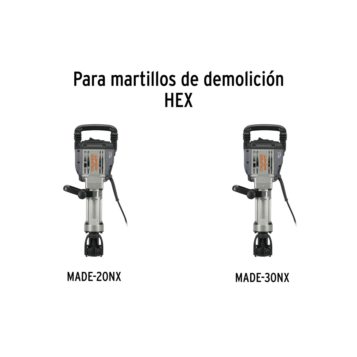 Cincel plano zanco hexagonal de 1-3/8" x 20" Truper