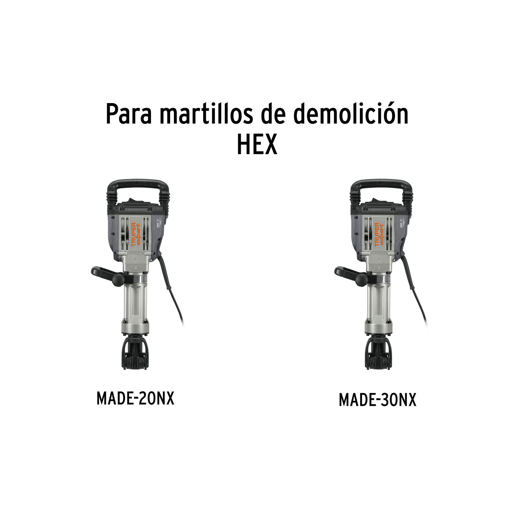 Cincel plano zanco hexagonal de 1-3/8" x 20" Truper
