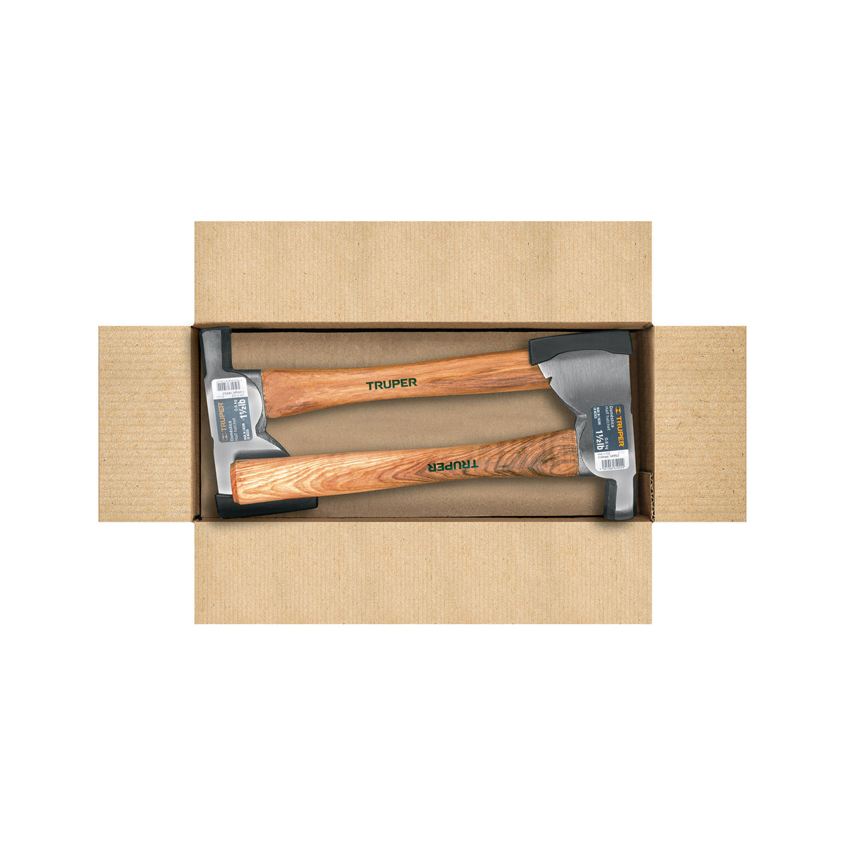 Hacha Doméstica 1-1/2 lb, mango hickory 14', Truper