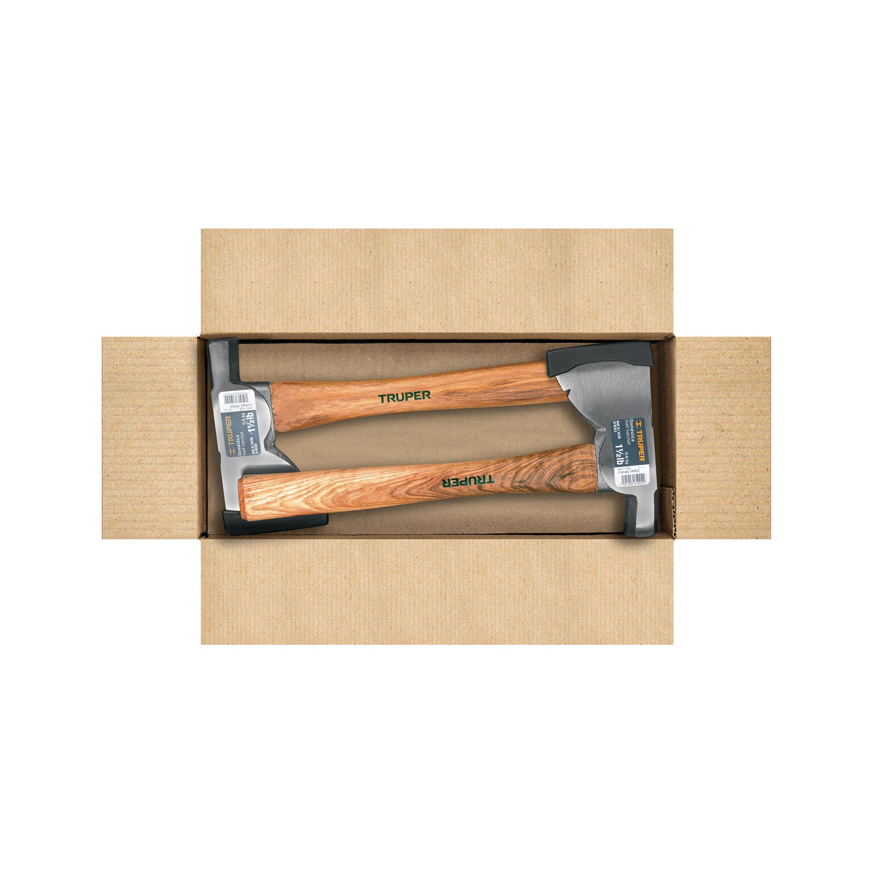 Hacha Doméstica 1-1/2 lb, mango hickory 14', Truper
