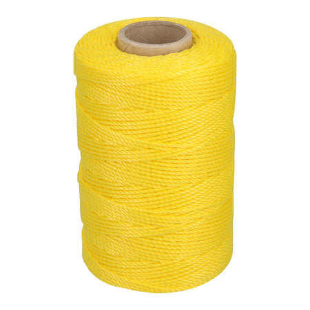 Carrete con 165 m de hilo para albañil amarillo, Truper 165 m, amarillo