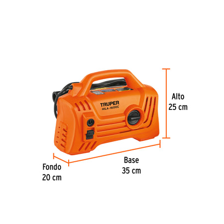 Hidrolavadora electrica compacta 1600 PSI Truper