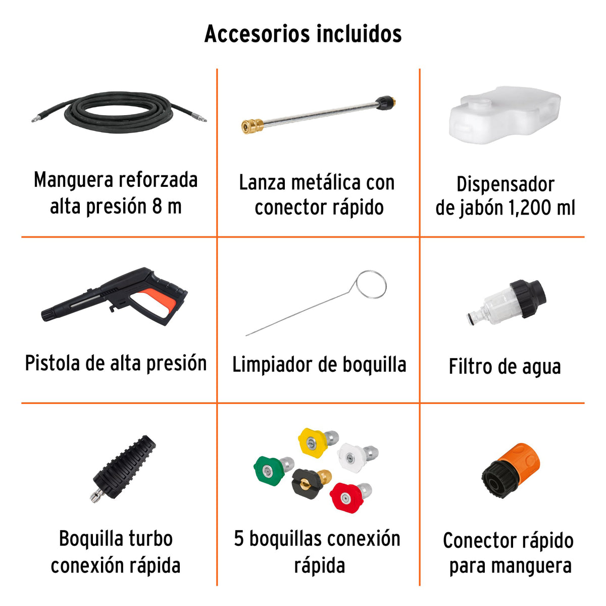 Hidrolavadora electrica2000 PSI motor de induccion Expert