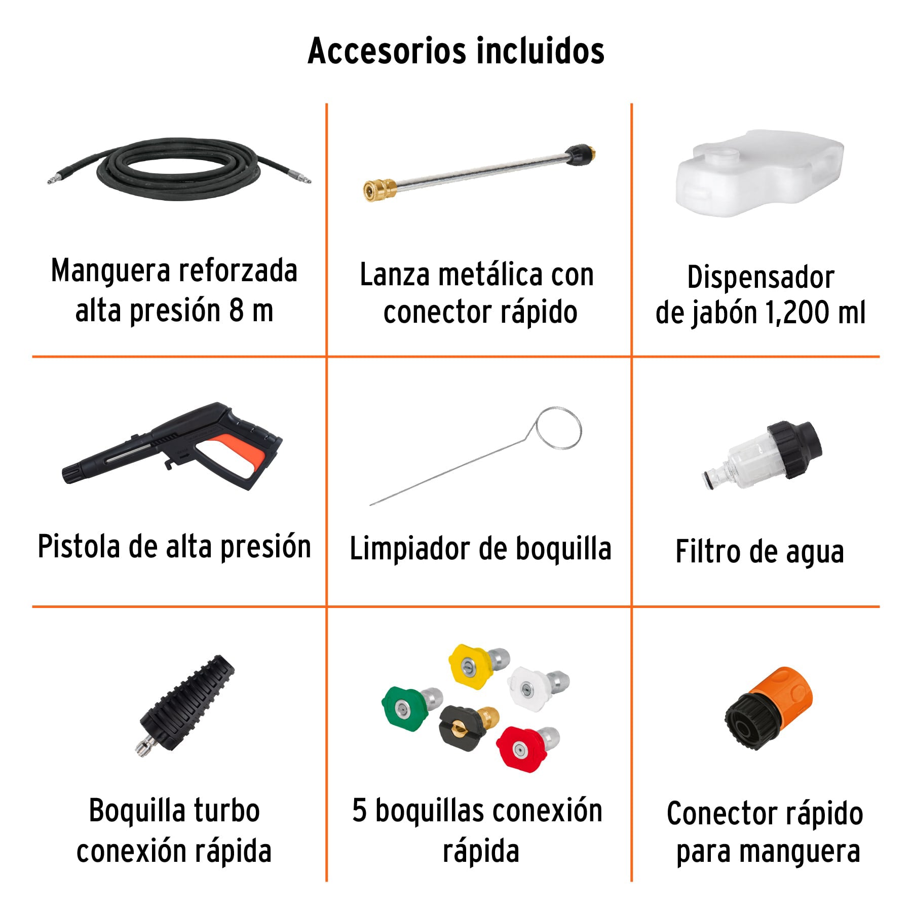 Hidrolavadora electrica2000 PSI motor de induccion Expert