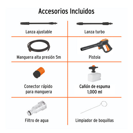 Hidrolavadora electrica 2000 PSI Truper