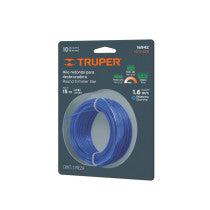 Hilo redondo para desbrozadora 1.6mm x 15m tarjetaTRUPER