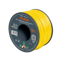 Hilo redondo para desbrozadora 3mm x 168m carreteTRUPER