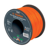 Hilo redondo para desbrozadora 2.4mm x 262mcarreteTRUPER