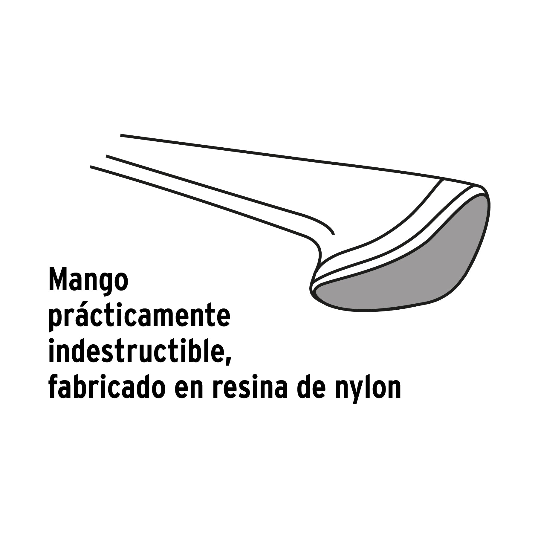 Hacha cazadora 1 lb mango de nylon de 9', Truper Velocity