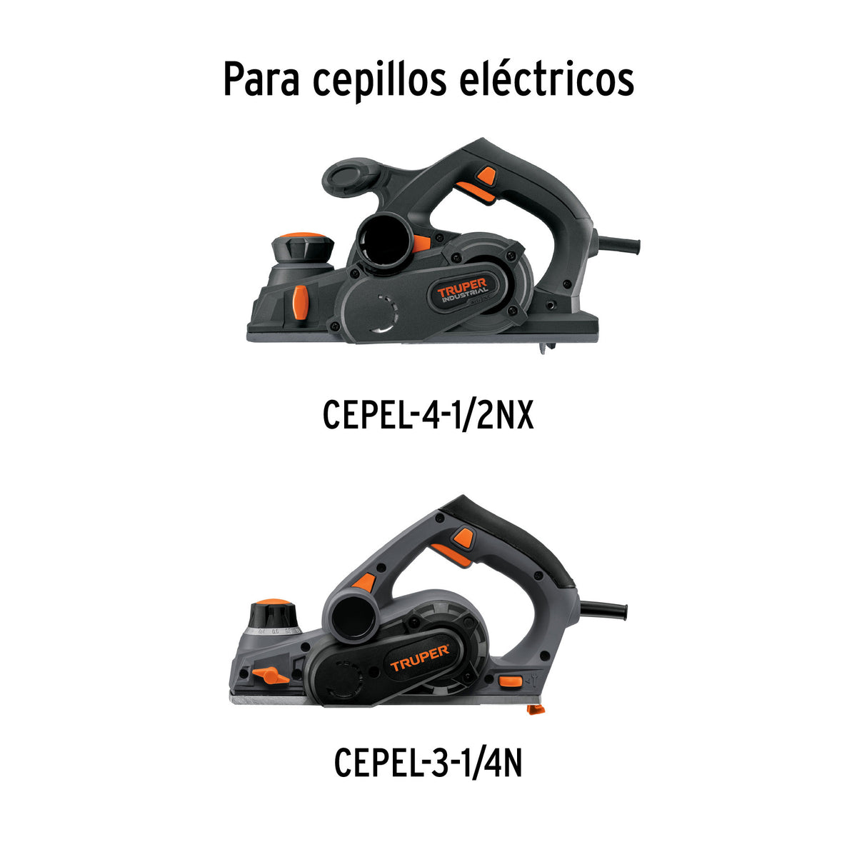 Cepillo electrico TRUPER INDUSTRIAL 950W