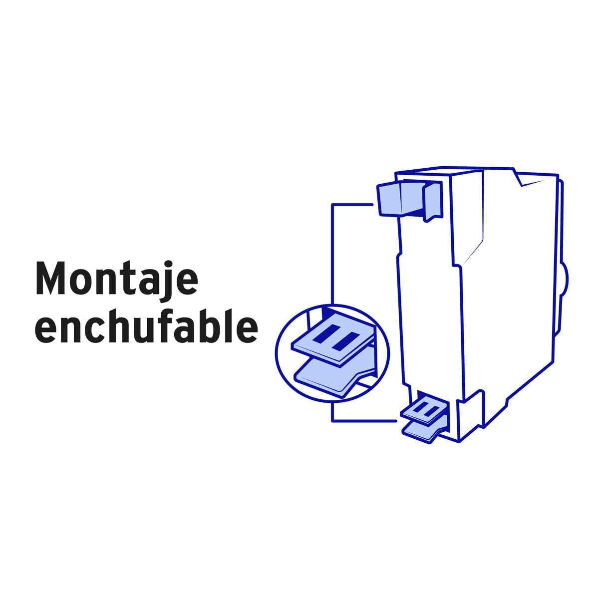 Interruptor de 1 polo enchufable a granel VOLTECK 30A
