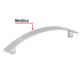 Jaladera de 96mm, línea Contempo, níquel, HERMEX 96mm