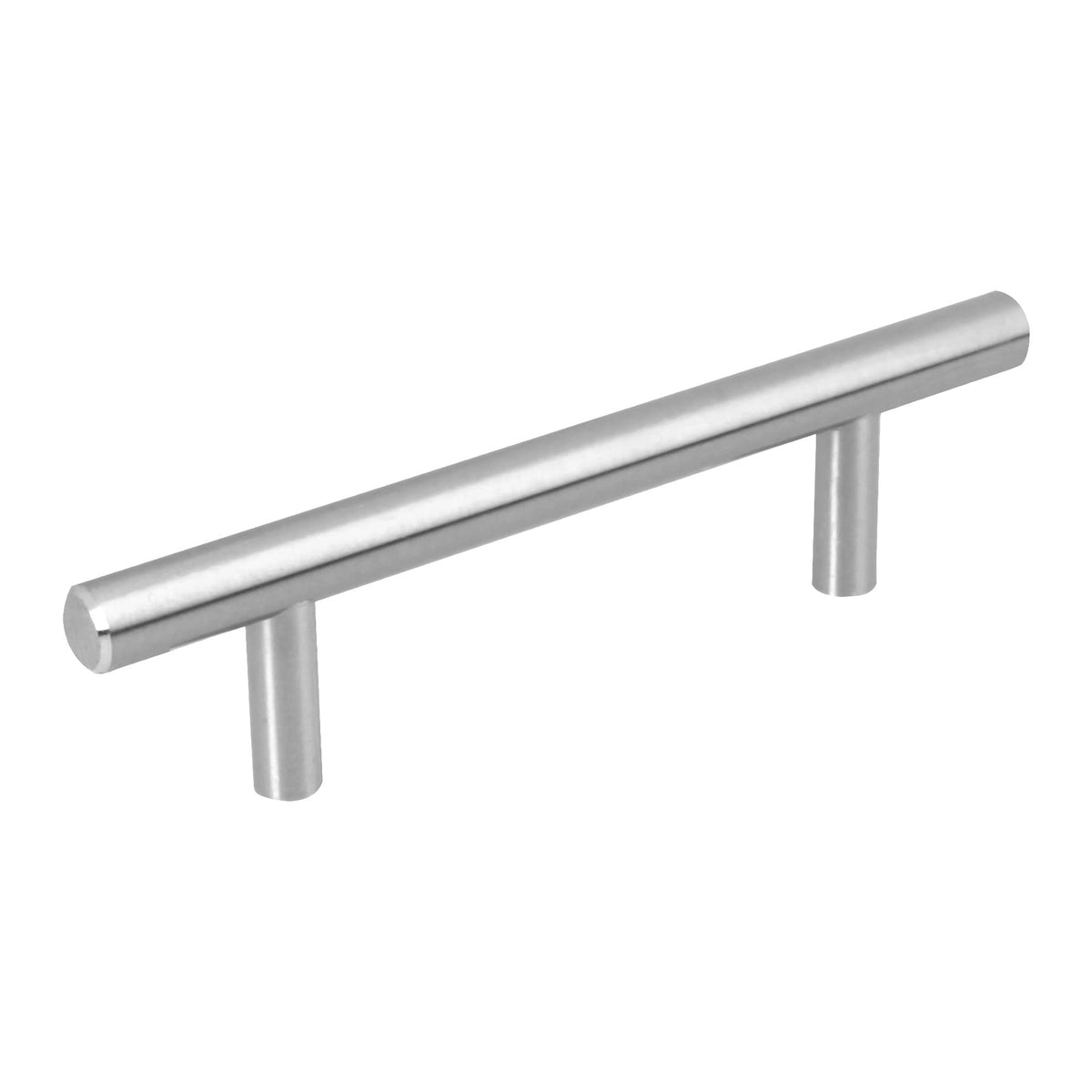 Jaladera de acero, 96mm, línea Cilindro, níquel, HERMEX 96mm