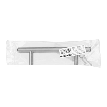 Jaladera de acero, 96mm, línea Cilindro, níquel, HERMEX 96mm