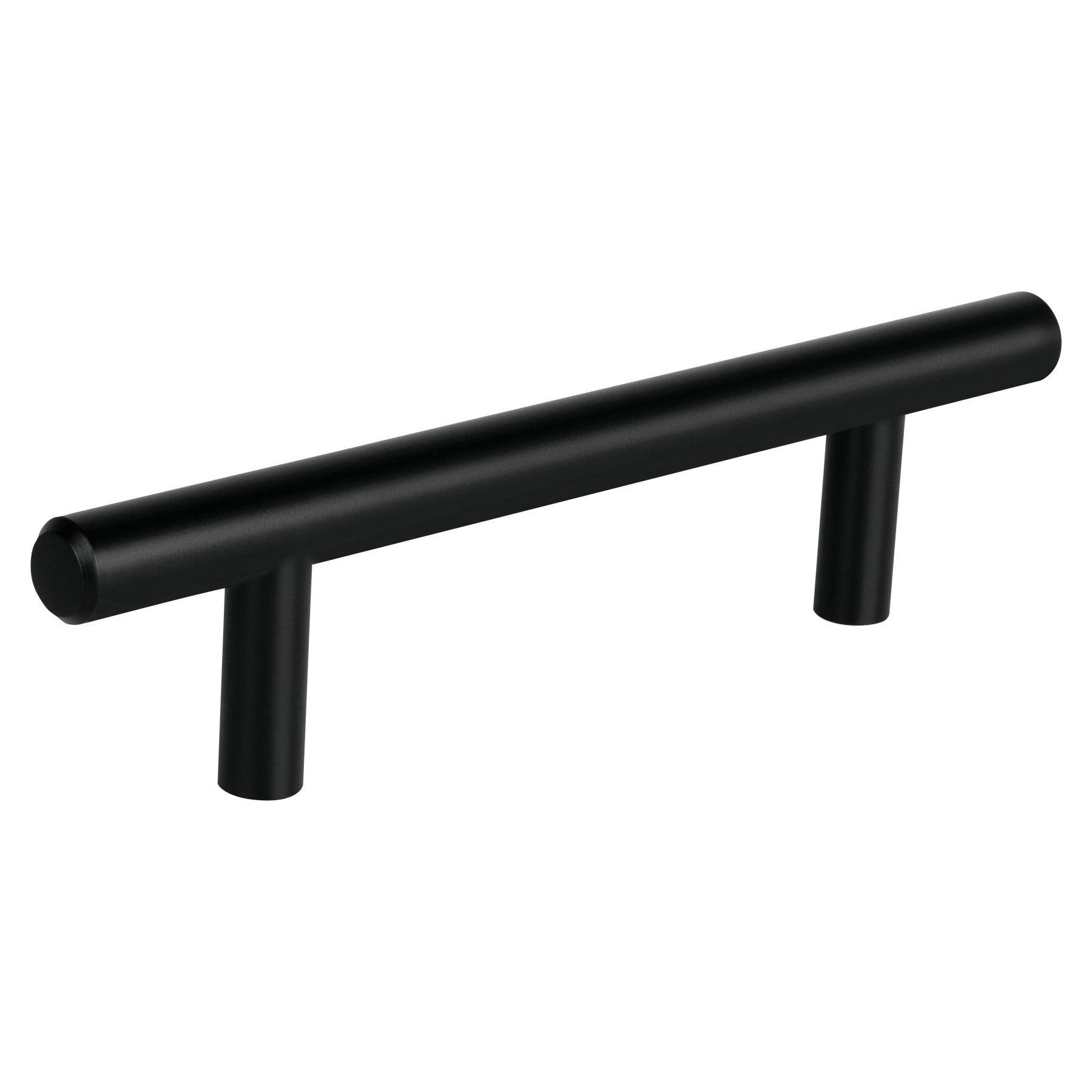 Jaladera de acero, 96mm, línea Cilindro, negro, HERMEX 96mm, negro