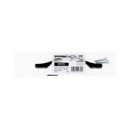 Jaladera de 96mm, línea Segovia, negro, HERMEX 96mm, negro