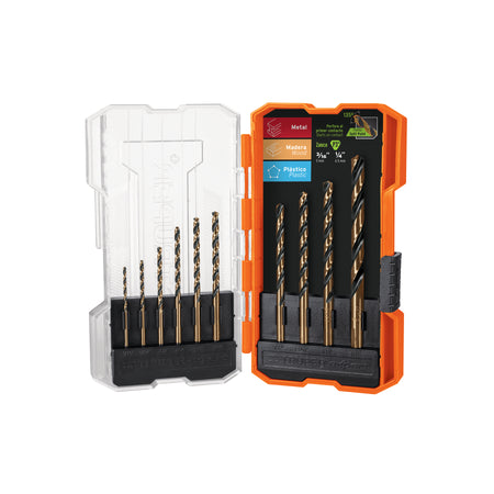 Juego de 10 brocas HSS para metal en estuche Truper Expert