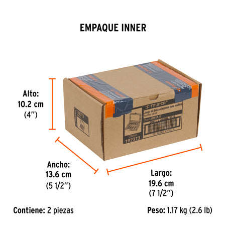 Juego de 5 brocas forstner para madera TRUPER