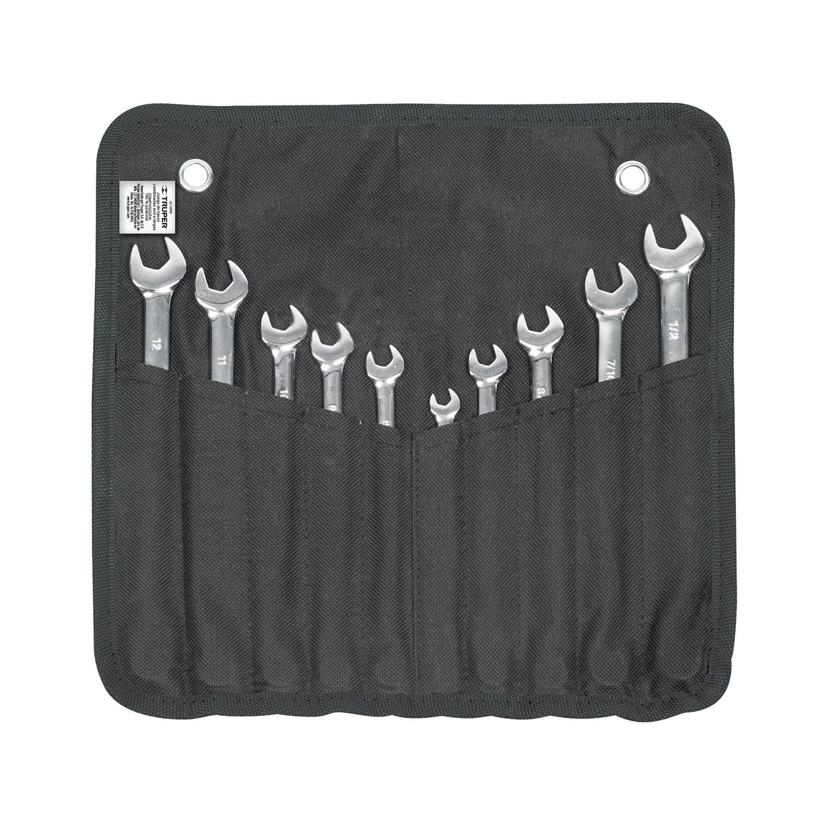 Jgo 10 llaves combinadas extralargas pulidas std y mm,EXPERT