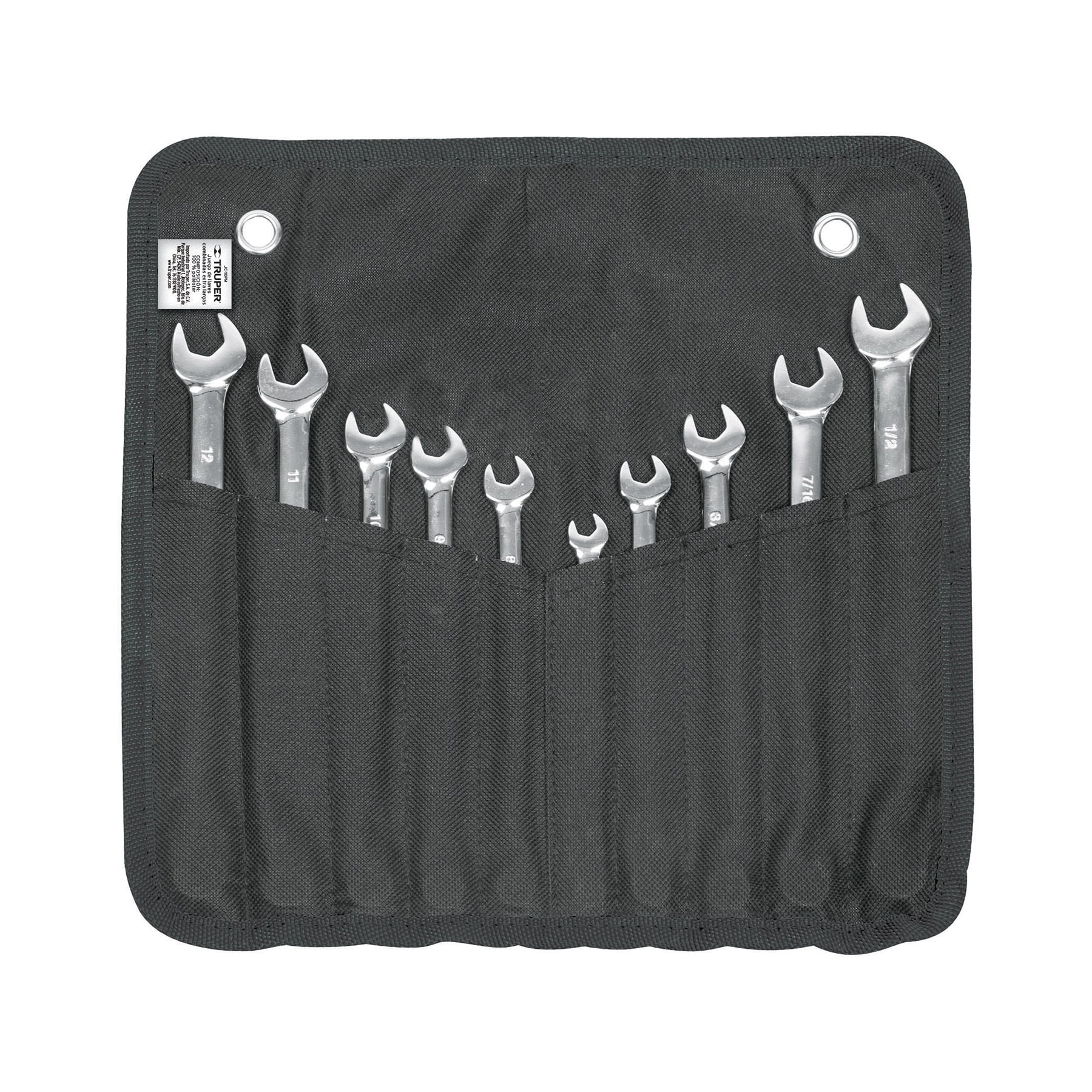 Jgo 10 llaves combinadas extralargas pulidas std y mm,EXPERT