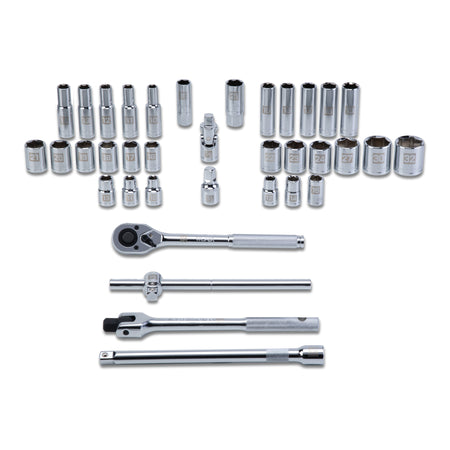 Juego de 36 herramientas cuadro 1/2' mm para mecánico