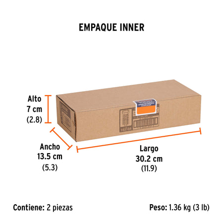 Juego de dados mm y std con matraca cuadro Truper 1/4"