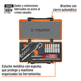 Juego de 20 herramientas cuadro 1/4' std para mecánico
