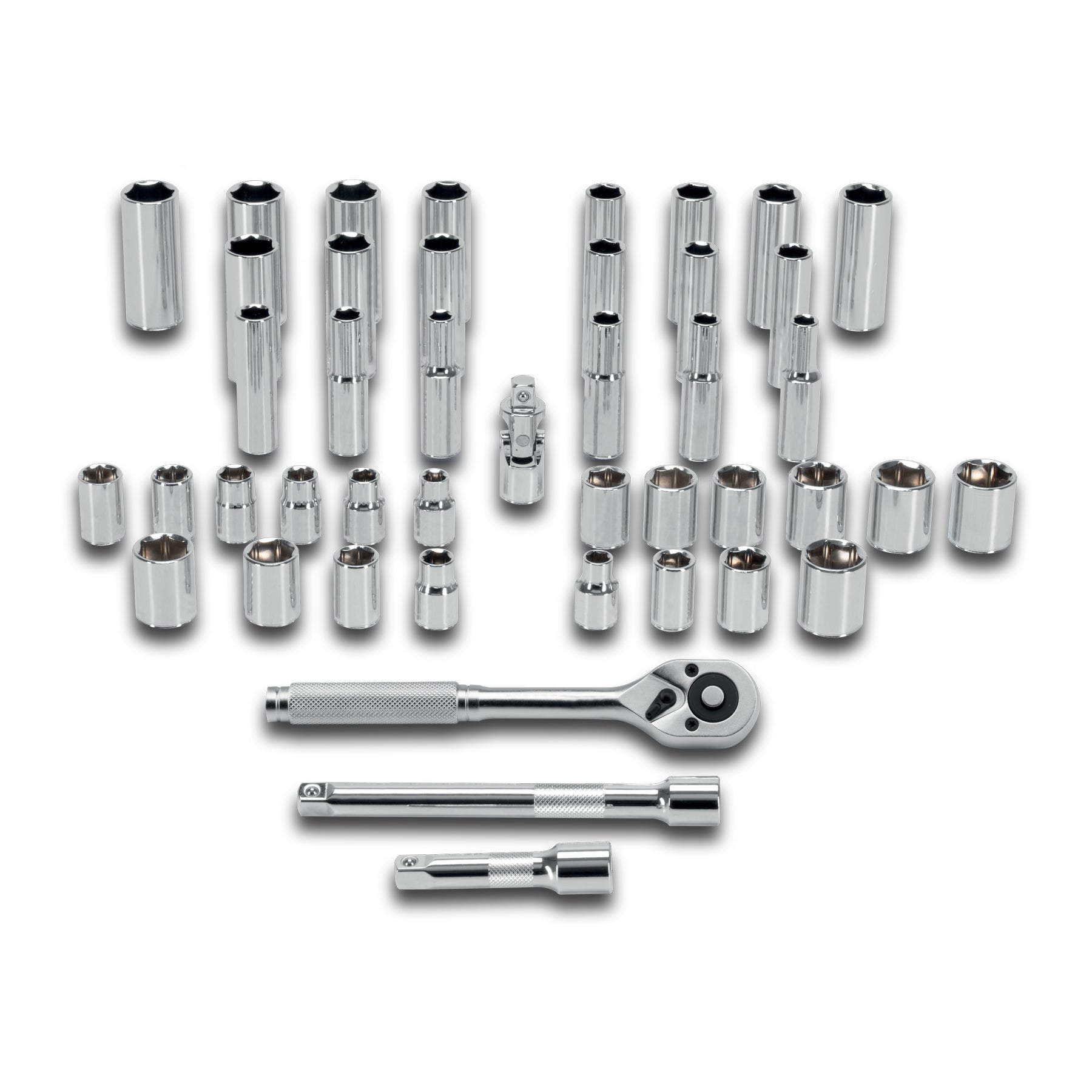 Juego de 45 herramientas cuadro 3/8' std y mm para mecánico