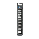 Juego de 9 dados cuadro 3/8' torx, Truper
