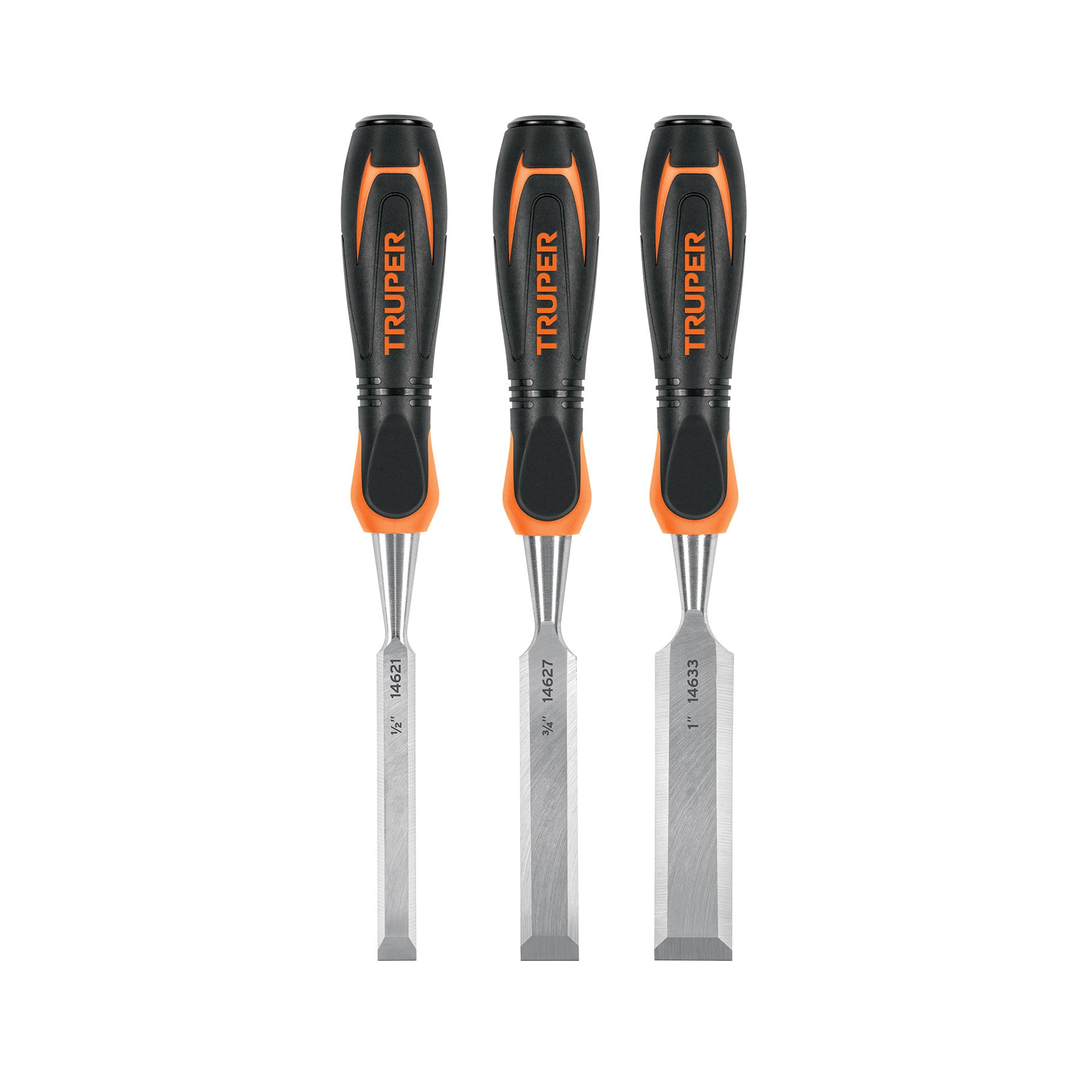 Juego de 3 formones mango Comfort Grip Truper